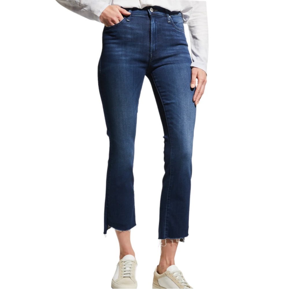 MOTHER Women's Ankle & Cropped Jeans in Dark Blue